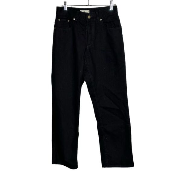 L.L. Bean Original Fit Black Jeans size 6 Petite - Picture 1 of 8